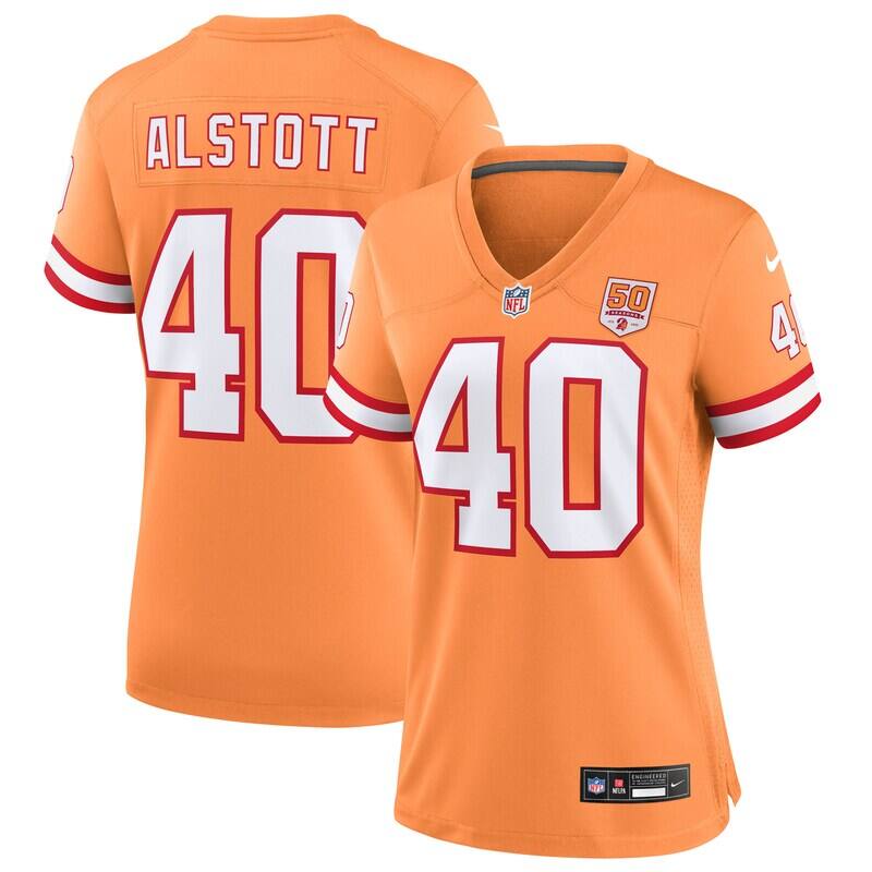 Mike Alstott Tampa Bay Buccaneers Nike Women's 50th Season G...