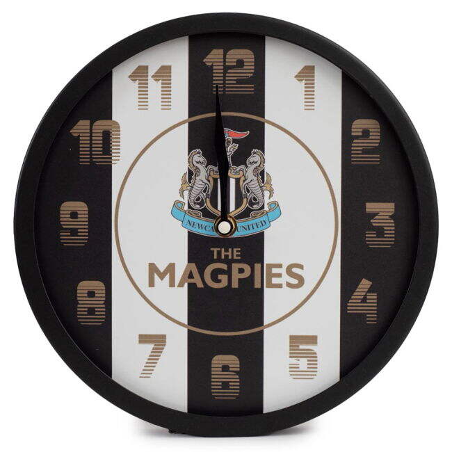 Newcastle United FC LED Stripe Wall Clock (Collector's Item)