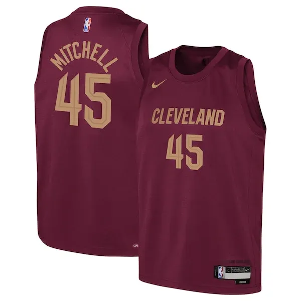 Donovan Mitchell CLE Swingman Jersey - retro Basketball - Icon Edition