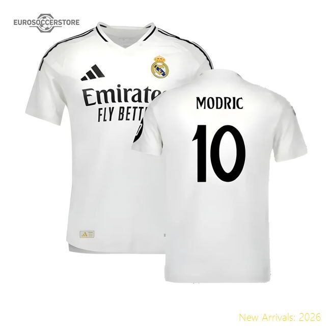 2024-2025 Real Madrid Home Authentic Jersey Modric Advanced Textile