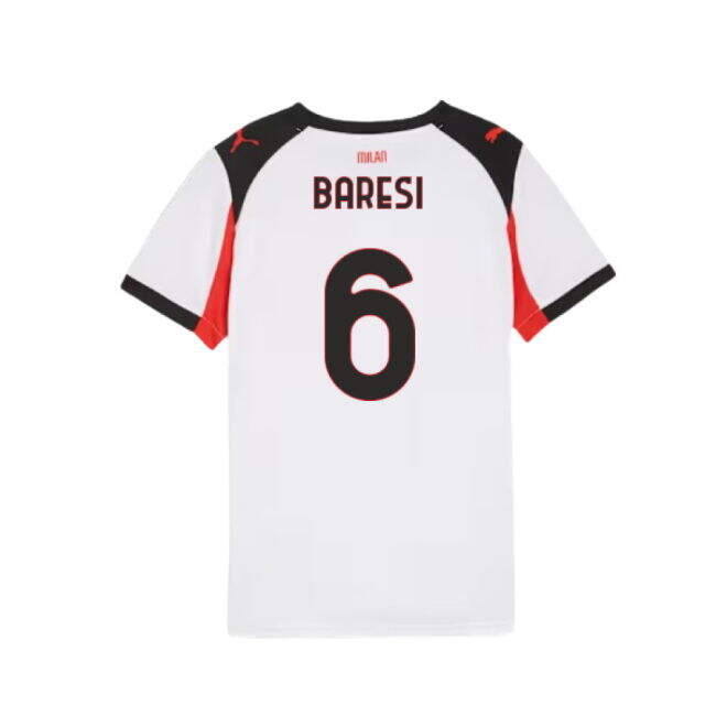 AC Milan 2025-2026 Away Jersey - Kids