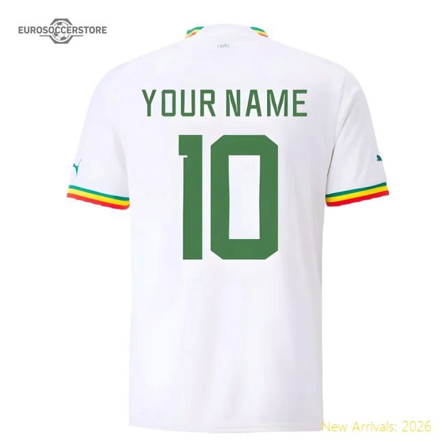 Premium Senegal Your 20222023 Home Shirt Contemporary Slim