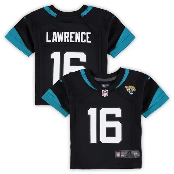 None Trevor Lawrence Game Jersey - Black | NFL Player Jersey
