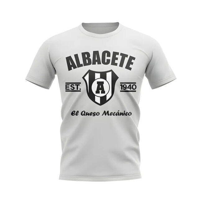 Albacete Established Football T-Shirt (White)