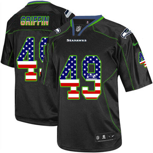 Cheap NFL Seattle Seahawks #None Black None Elite Jersey official