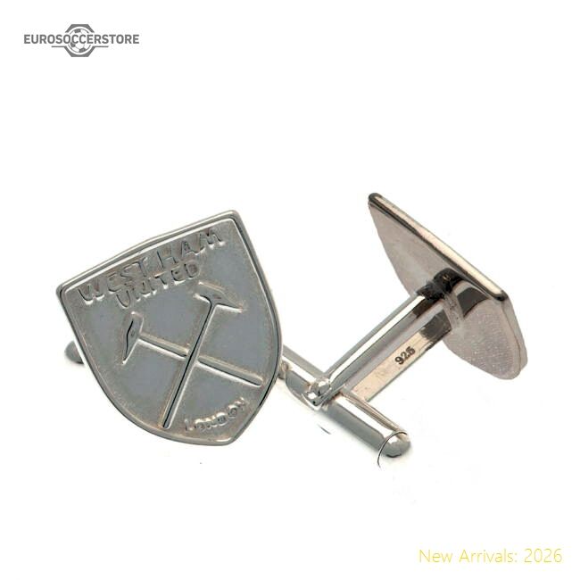 Premium West Ham United Fc Sterling Silver Crest Cufflinks - Premium