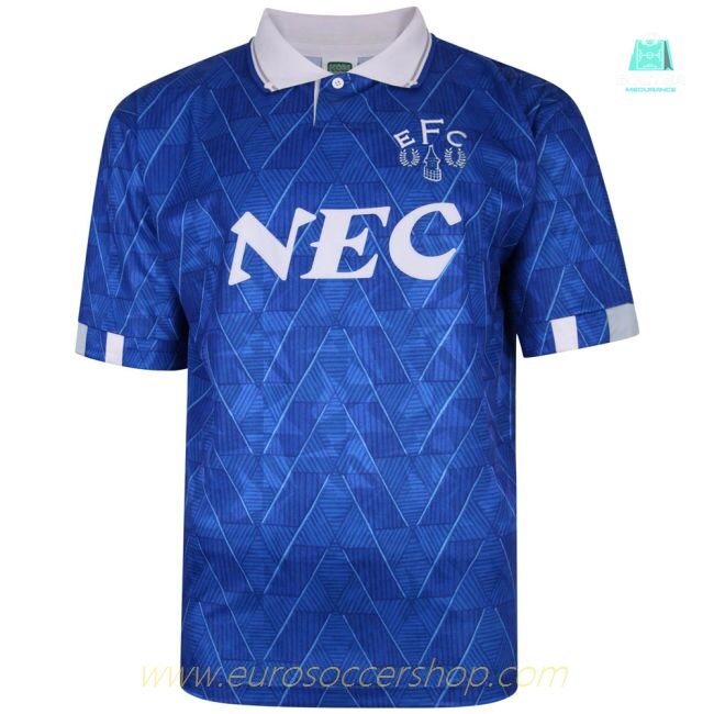Everton 1990 Home Retro Football Shirt (CAHILL 17)