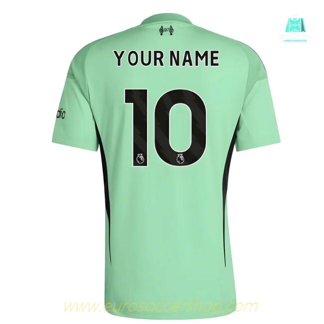 2025-2026 Liverpool Home Goalkeeper Shirt (Glory Mint) - Kids (Your Name)