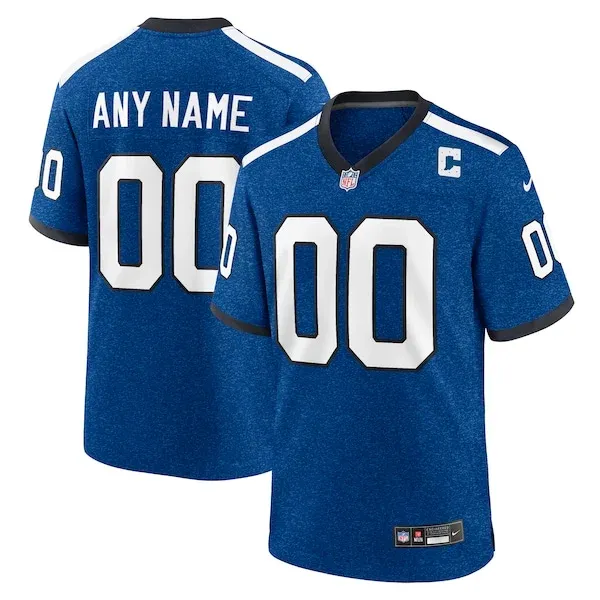 None Game NFL Jersey - Blue | Top-Grade Football Apparel | NFL Footbal