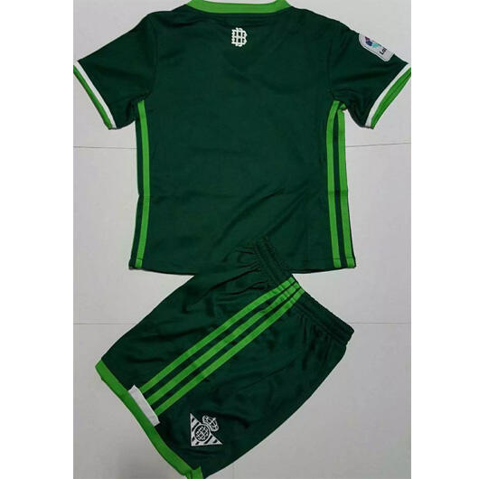 Kids Real Betis Away 201617 Soccer KitShirtShorts - Official Replica