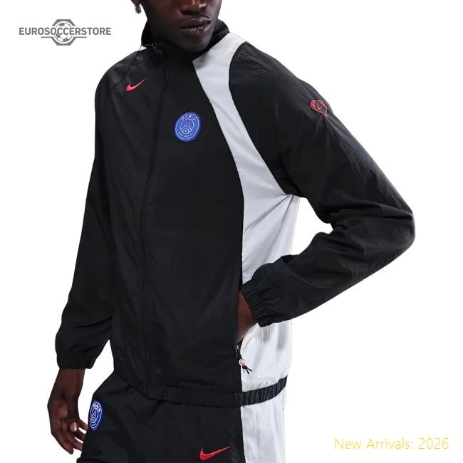 Popular Genuine 2025-2026 Psg T90 Track Jacket (Black)