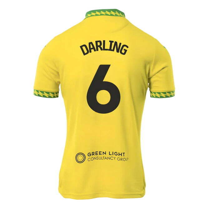 Great Deal 2025-2026 Norwich City Home Shirt (Darling 6)