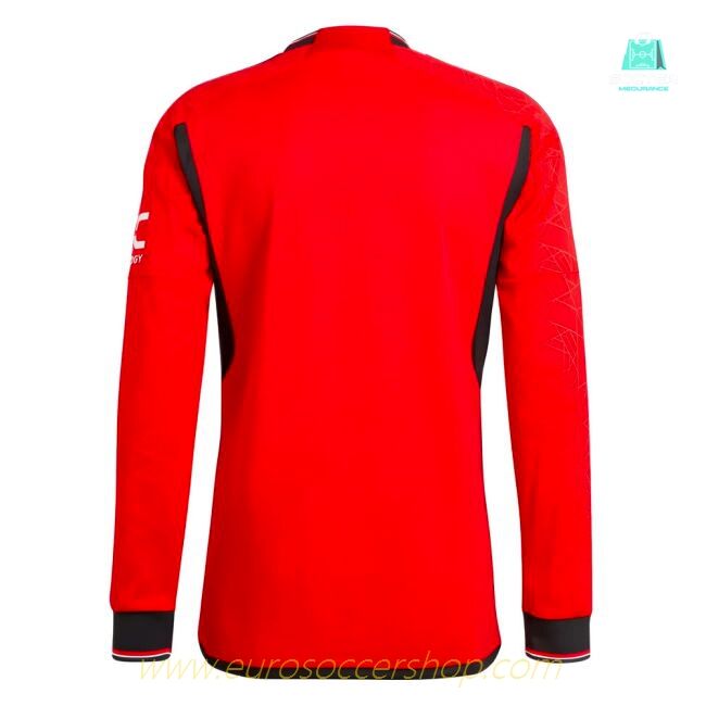 2023-2024 Man Utd Long Sleeve Home Shirt (Your Name)