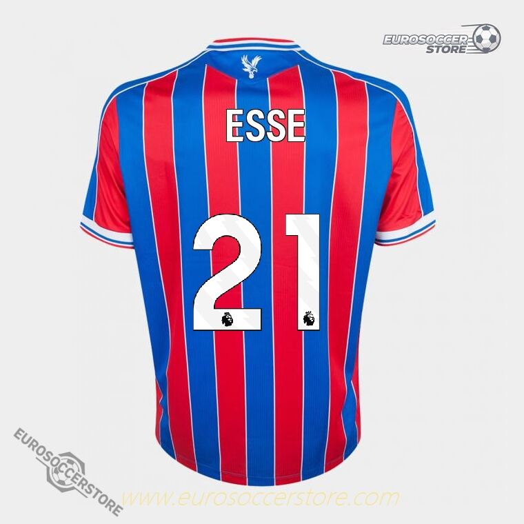 Crystal Palace ESSE Home Jersey 21 for the 25-26 Season