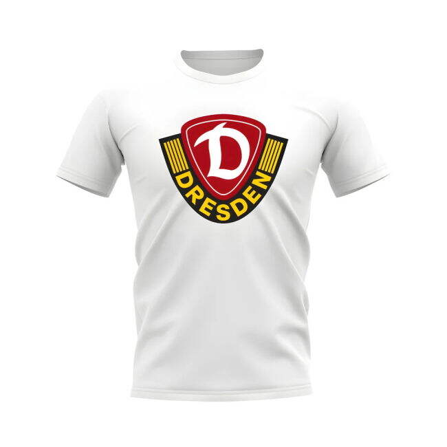 Dynamo Dresden Badge T-Shirt (White)