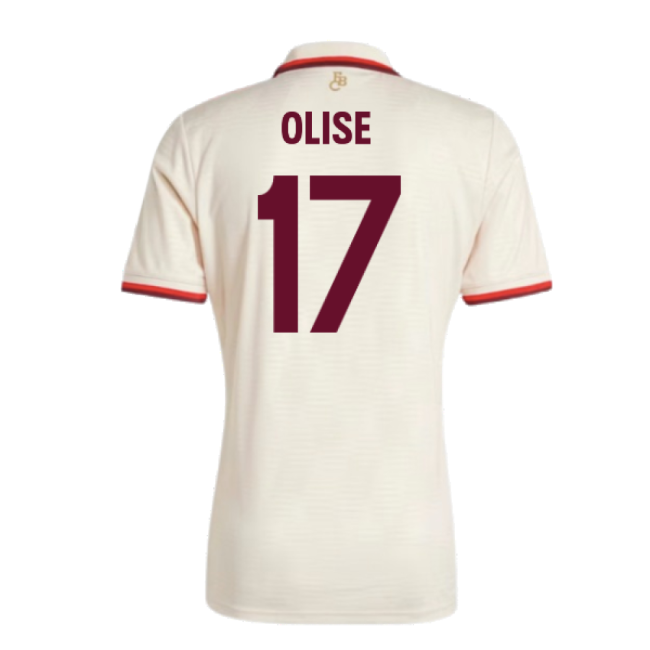 Olise 17 Licensed Copy Bayern Munich Third Supporter Kit for Adults