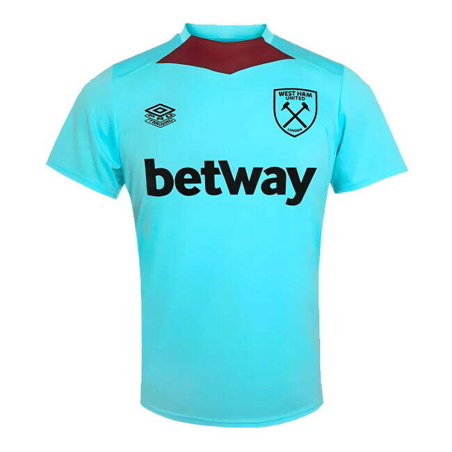 Match Worn Style West Ham Training Player Jersey 2024-2025