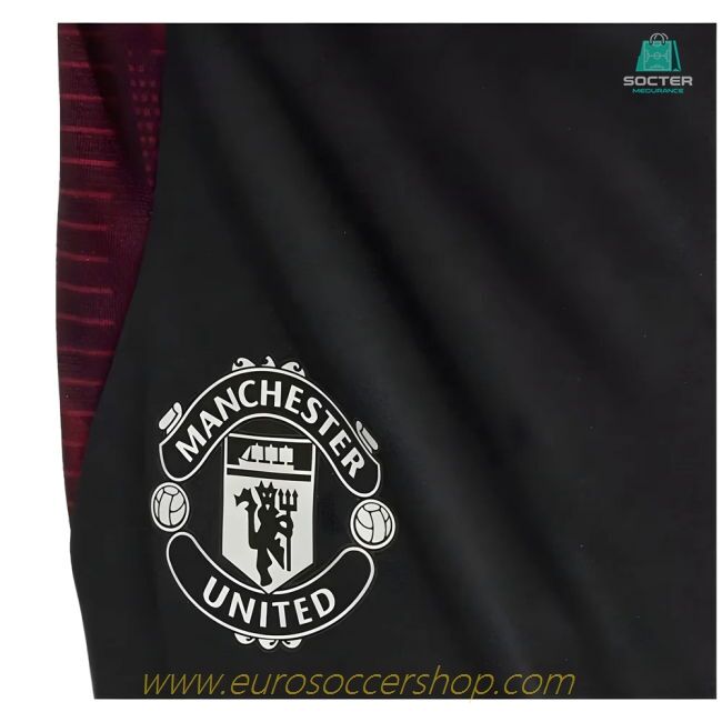 2024-2025 Man Utd Training Pants (Black) - Kids