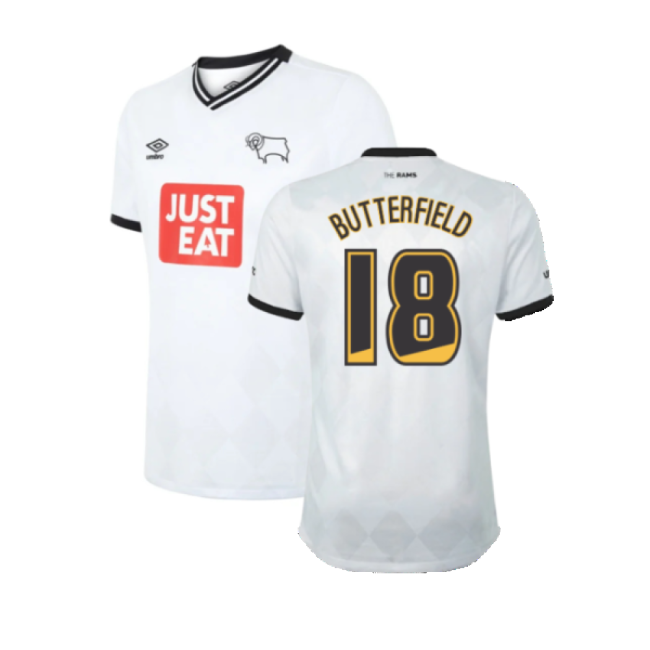 Derby County 2015-16 Home Shirt ((Good) XXL) (Butterfield 18) (Limi...
