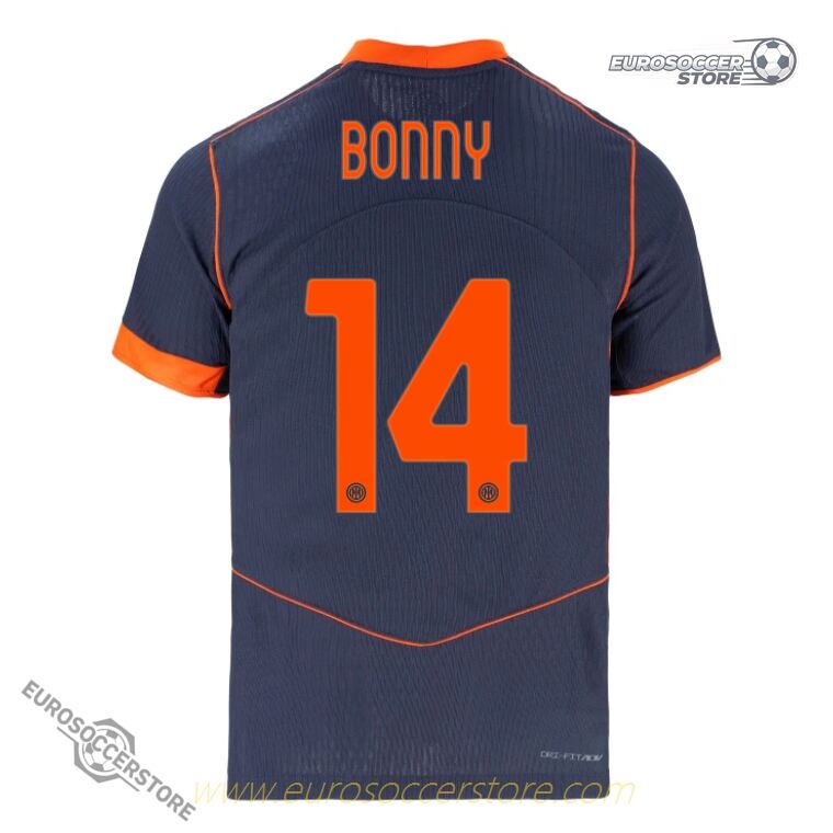 Inter Milan's Third BONNY 14 Jersey for the 25-26 season (Player Version)