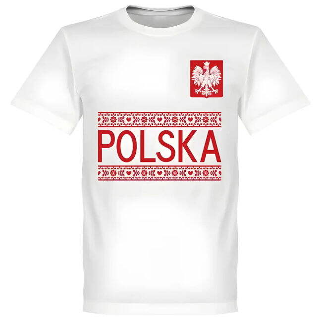 Lewandowski 9 Poland Football Team Fashionable Home Match Shirt