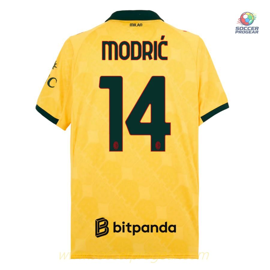 Milan AC Third Team Shirt 2025-2026 Season Modric