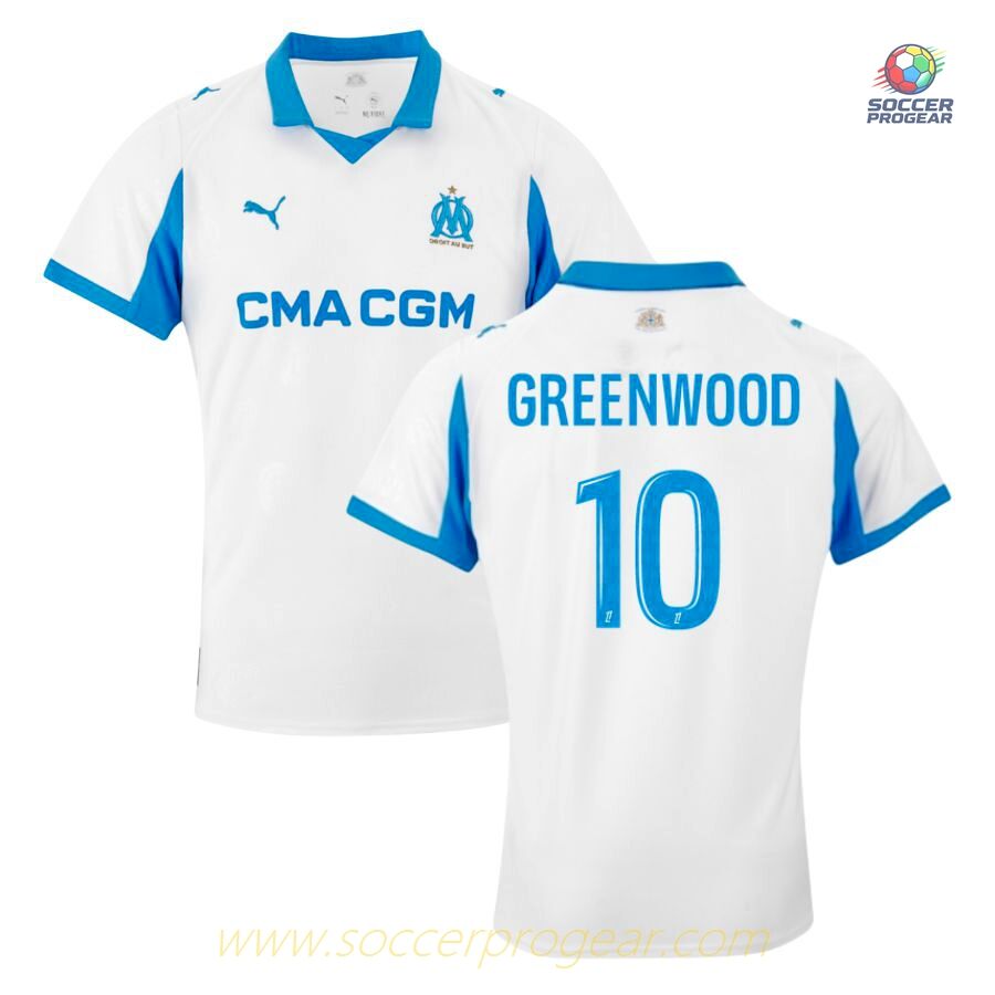 OM Home Football Jersey 2025-26 Edition Greenwood