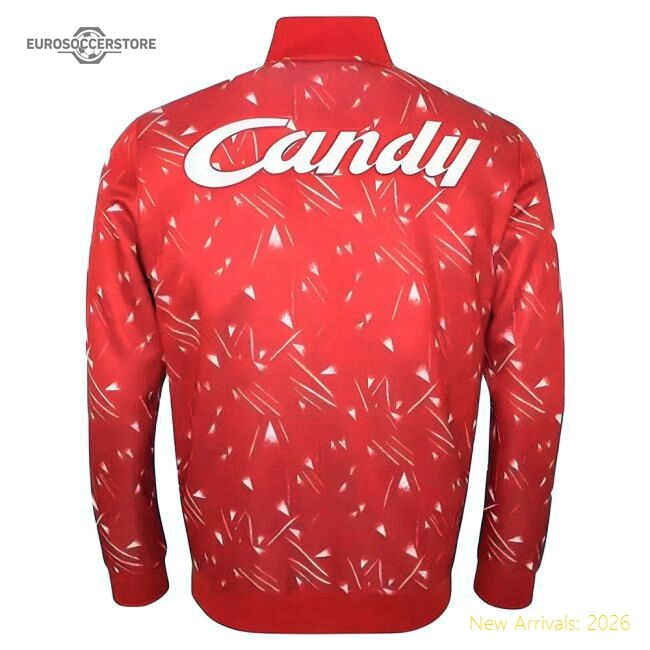 Premium Liverpool 1990 Candy Track Jacket - Premium Quality Football
