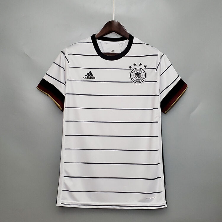 Germany Euro 2020 Home White Soccer Jersey Football Shirt - Official