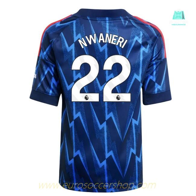 2025-2026 Arsenal Away Mini Kit (Nwaneri 22)