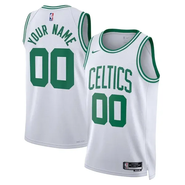Boston Celtics Nike Unisex Swingman Custom Jersey White - Association Edition