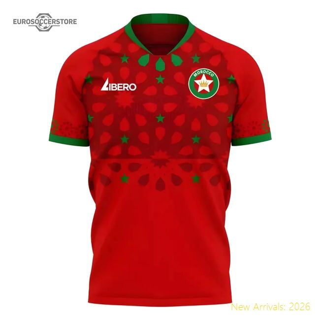 Durable Morocco Concept 20252026 Away Kit Retro Moisturewicking
