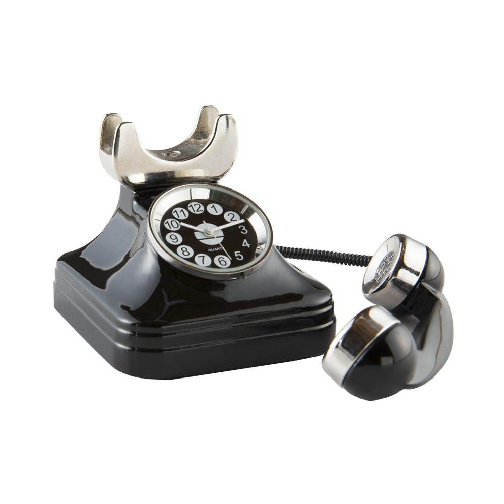 Telephone Clock | Black