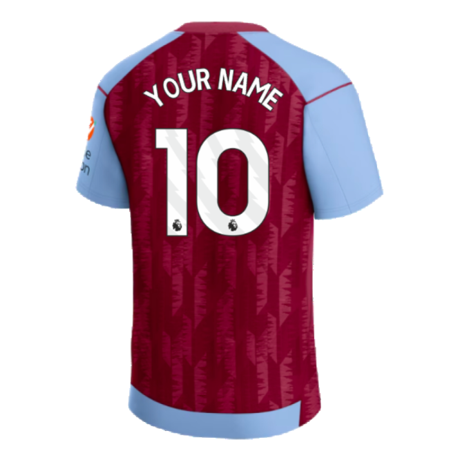 Authentic 2023-2024 Aston Villa Home Shirt (your Name) - Premium