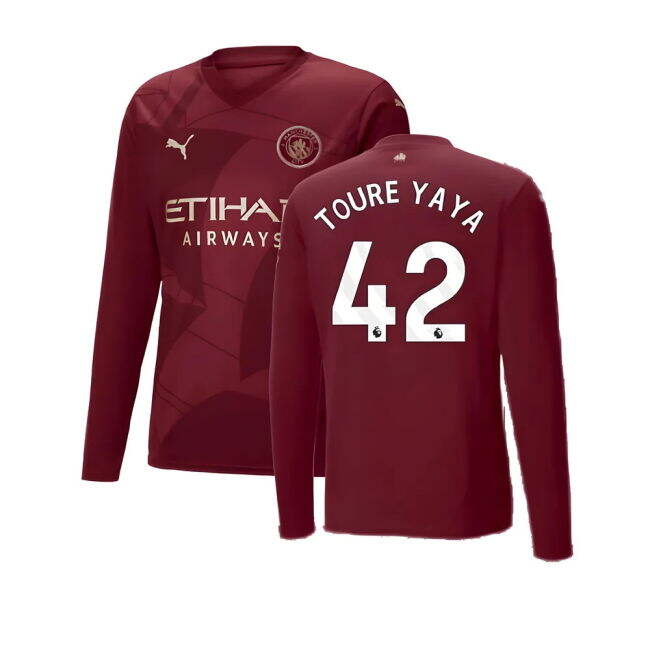 Man City Football Club Sophisticated Third Game Jersey (Toure Yaya 42)
