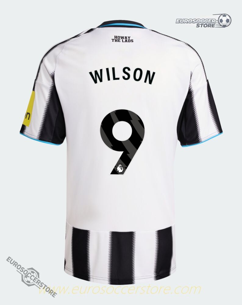 Newcastle United 25-26 Home Jersey with WILSON 9 Printing