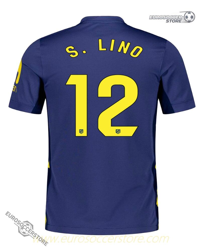 Away Jersey of Atletico Madrid: S. LINO 12 for the 25-26 Season