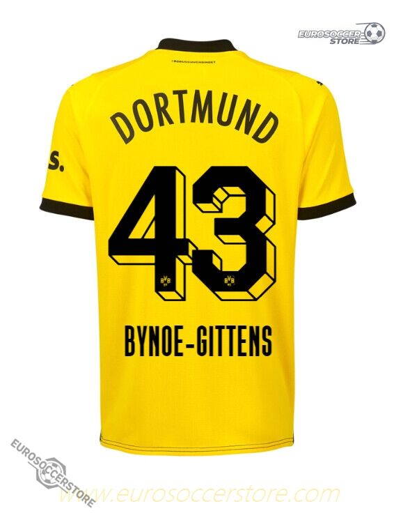 23-24 Borussia Dortmund Bynoe-Gittens Home Jersey Version 43