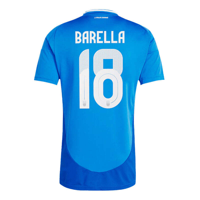 UEFA Euro 2024 Italy Home Shirt BARELLA 18 - Official Replica 26681