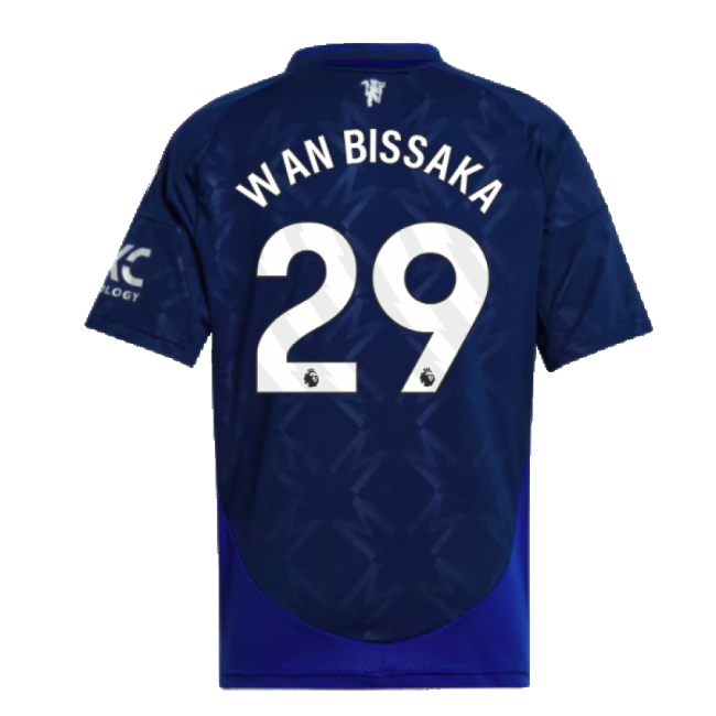 Official 2024-2025 Man Utd Away Shirt (kids) (wan Bissaka 29)
