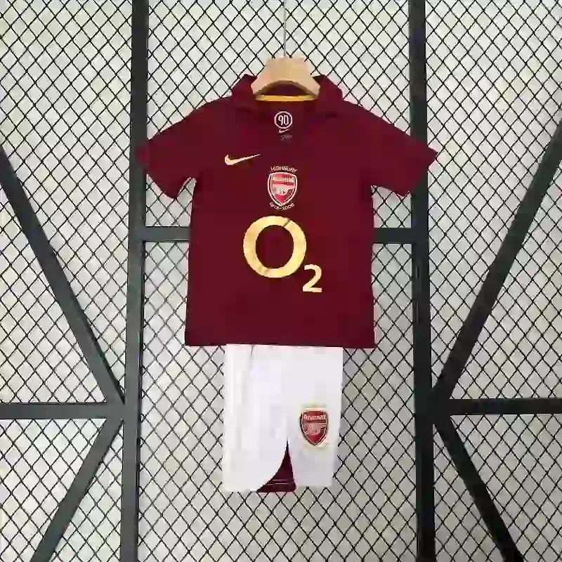2005-2006 Kids Arsenal Jersey retro kit