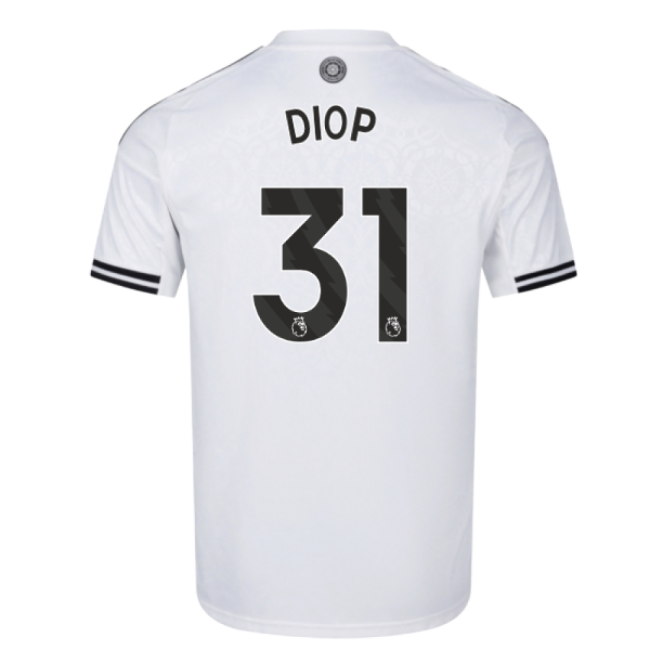 Diop 31 Supporter Grade Fulham Home Replica Jersey (Adults) (1)