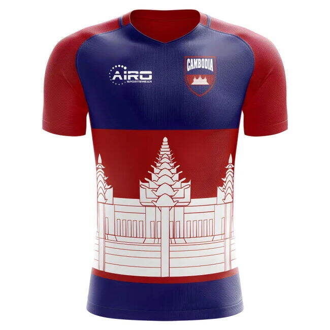 Premium-Quality 2025-2026 Cambodia Home Concept Football Shirt -