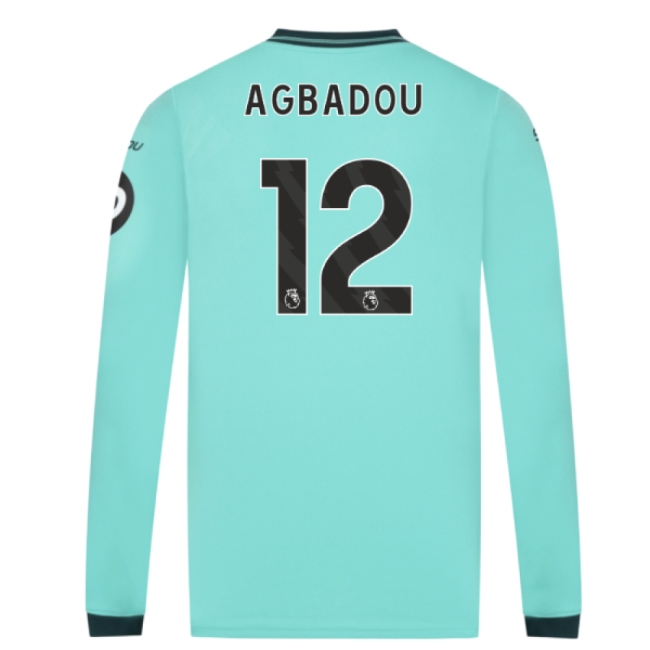 Cost-Effective 2025-2026 Wolves Long Sleeve Away Shirt (Agbadou 12)