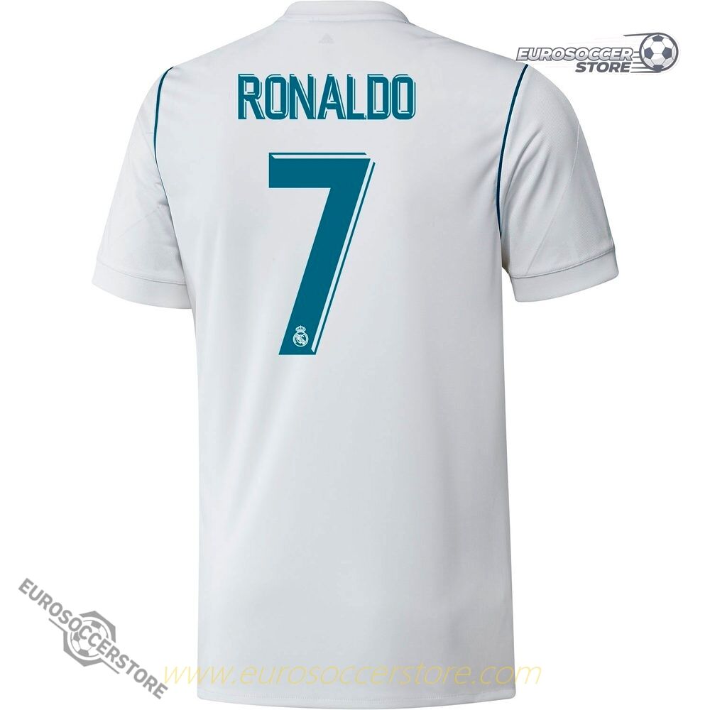 Cristiano Ronaldo's No.7 Home Jersey for Real Madrid during the 2017-2018 season