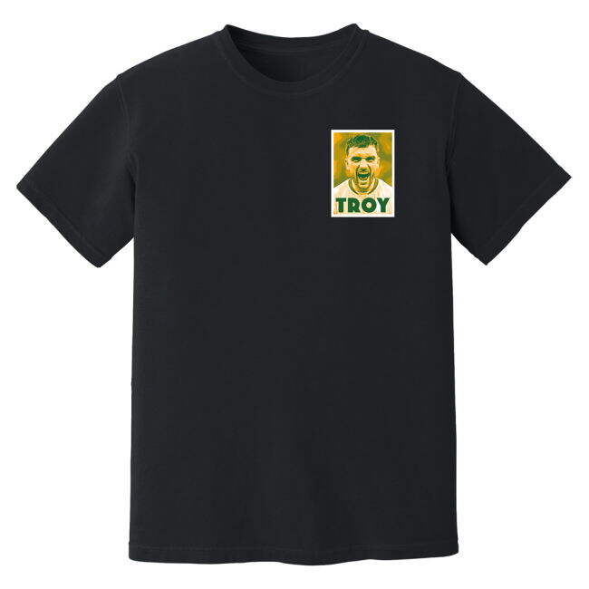 Troy Parrott Number 7 T-Shirt (Black) Worldcup Authentic