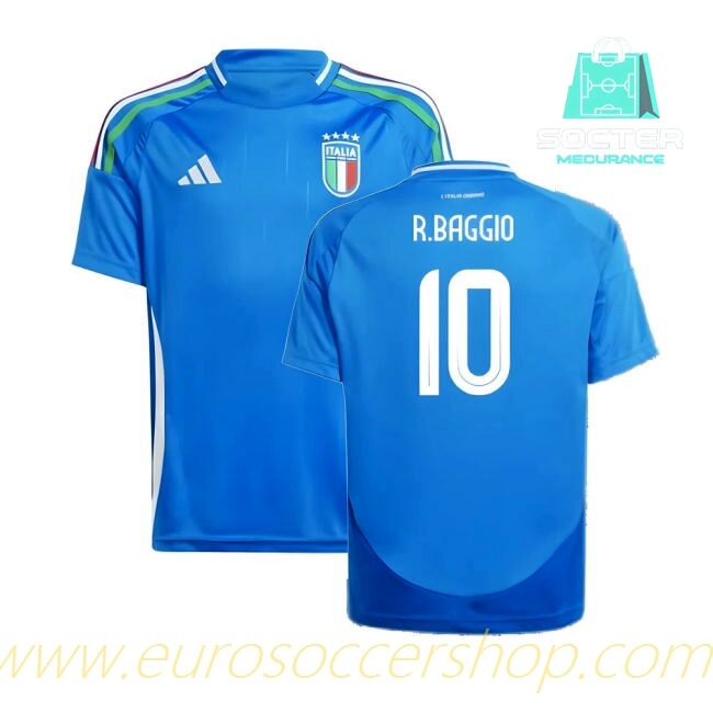 2024-2025 Season Italy Home Kit Children (R.BAGGIO 10)