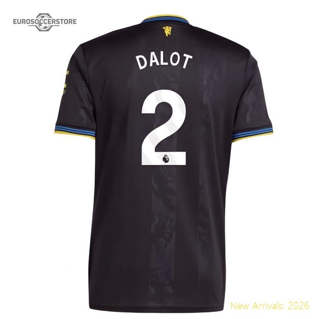Official 2025-2026 Manchester United Third Shirt (dalot 2) - Premium