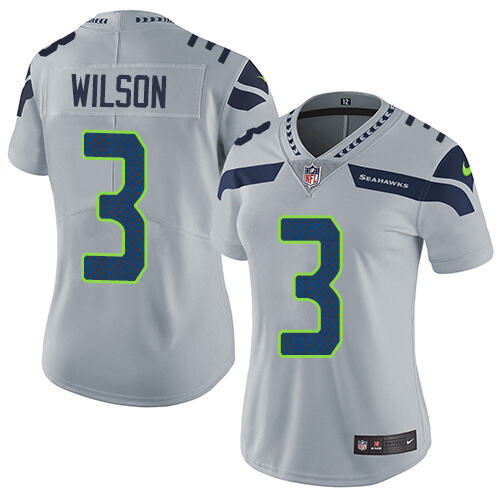Stitched NFL Seattle #3 Wilson None Alternate Limited Jersey
