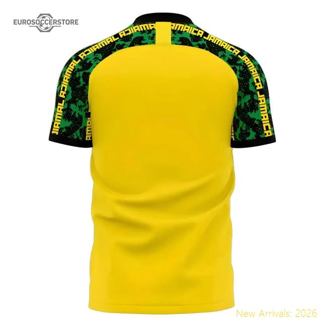 Official Jamaica Concept 20252026 Home Kit Climalite Lightweight